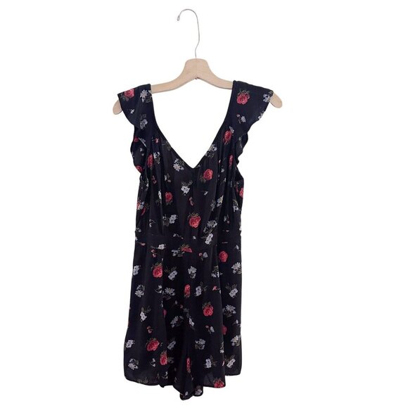 American Eagle Outfitters Floral Romper Shorts Mini Dress NWT - Picture 1 of 6
